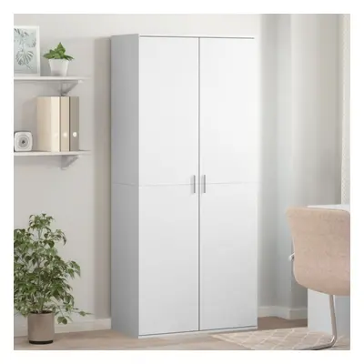 vidaXL Shoe Cabinet White 80x39x178 cm Engineered Wood