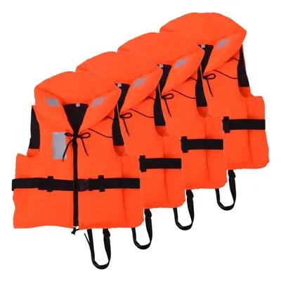 vidaXL 4x Buoyancy Aids 100N 40-60kg Swimming Surfing Boating Life Jacket