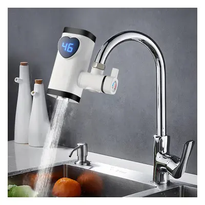 3000W Electric Faucet Tap Instant Hot Water Heater Home Bathroom Kitchen White