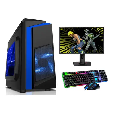 FCS Gaming PC Bundle Intel Core i5-4570 16GB 1TB HDD 128GB SSD GT730 Win WiFi Warranty