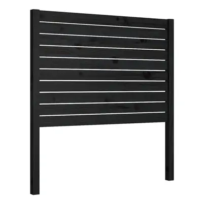 (black, x x cm) vidaXL Bed Headboard Home Bedroom Decorative Bed Header Panel Solid Wood Pine