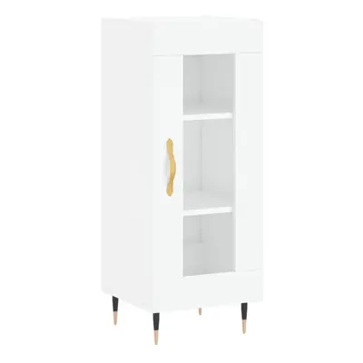 (high gloss white) vidaXL Sideboard Storage Cabinet Cupboard Side Cabinet White Engineered Wood