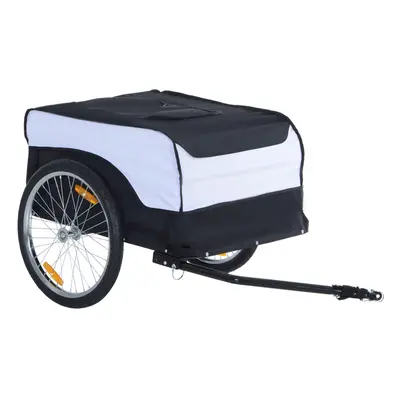 PAWHUT Bicycle Cargo Trailer Shop Luggage Storage Utility Hitch Cover