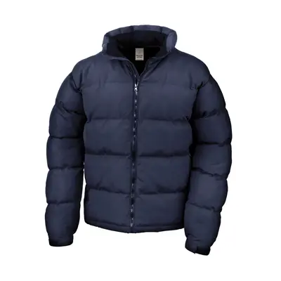 (M, Navy Blue) Result Mens Holkham Down Feel Water Repellent Jacket