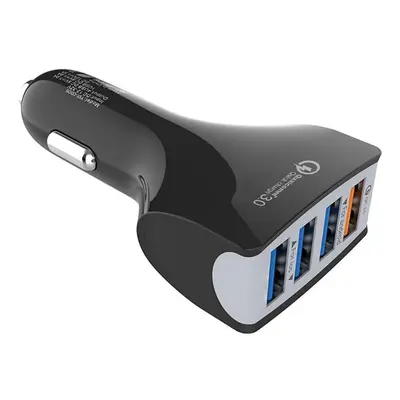 (Black) Quick Car Charger With USB Port