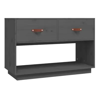 (Grey) vidaXL Solid Wood Pine TV Cabinet Media HiFi Cabinet TV Console Multi Colours