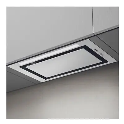 Elica cm Integrated Cooker Hood - White - For Ducted/Recirculating Ventilation