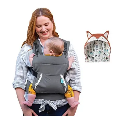 Cuddle Up Carrier - Ergonomic Fox-Themed, face-in Front Carry and Back Carry, with Removable Cha