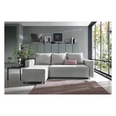 (Grey, Left Facing) Oslo Corner Sofa Bed