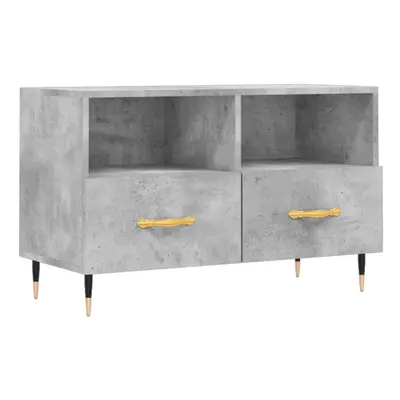 vidaXL TV Cabinet TV Unit Media Cabinet TV Stand Concrete Grey Engineered Wood