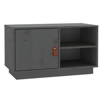 (Grey) vidaXL Solid Wood Pine TV Cabinet TV Console Media Unit Cabinet Multi Colours