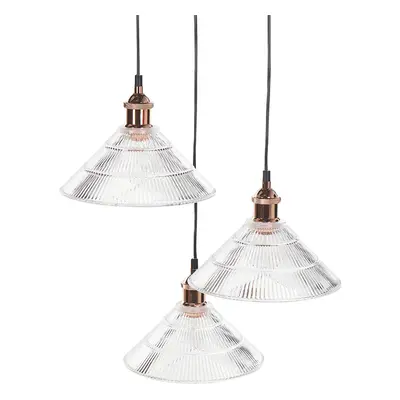 Pendant Lamp CURONE Glass Copper