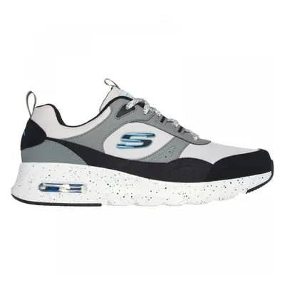 (8 (Adults')) Skech-Air Court - Yatton | Grey/Multi | Mens Lace Up Trainers