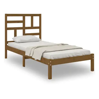 (honey brown, x cm) vidaXL Solid Wood Bed Frame Home Wooden Bedstead Bed Base Multi Colours/Size