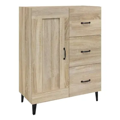 (Sonoma oak) vidaXL Sideboard Engineered Wood Side Cabinet Home Organiser Multi Colours