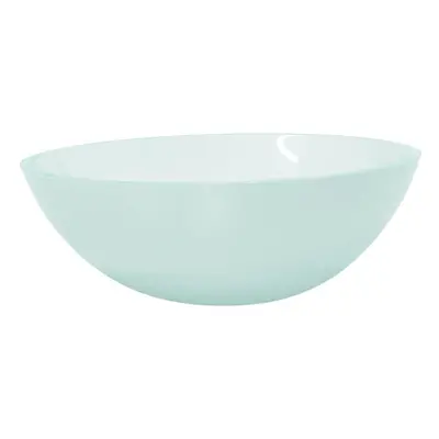 (Frosted) vidaXL Basin Glass Bathroom Washroom Sink Bowl Plumbing Fixture Multi Colours