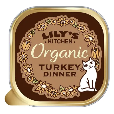 Lily's Kitchen Adult Organic Turkey Dinner Complete Wet Cat Food (19 x g)