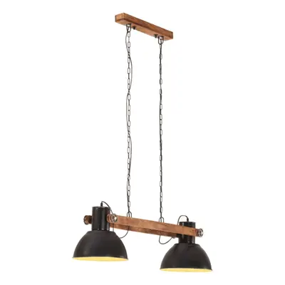 vidaXL Industrial Hanging Lamp W Black cm E27