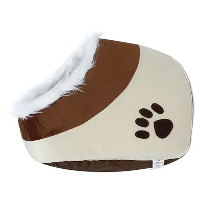 (Beige) Sleeping Pet Bed House Cushion Nest For Dog Puppy Cat K itten