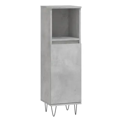 (concrete grey) vidaXL Bathroom Cabinet Vanity Unit Storage Cabinet Cupboard Engineered Wood