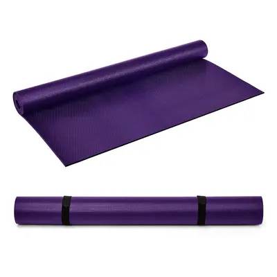 Portable Yoga Mat Eco-Friendly Padded Exercise Mat 8mm Thick PVC Mat