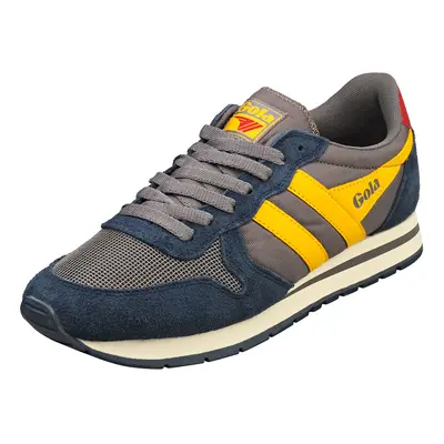 (8) Gola Daytona Mens Fashion Trainers in Ash Navy Sun