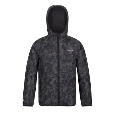 (5-6 Years, Dark Grey) Regatta Childrens/Kids Volcanics VI Camo Waterproof Jacket