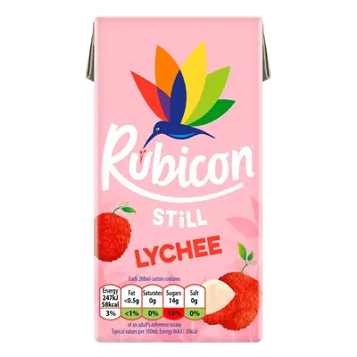 Rubicon Lychee Exotic Juice Drink 288ml Carton (Pack of 27)