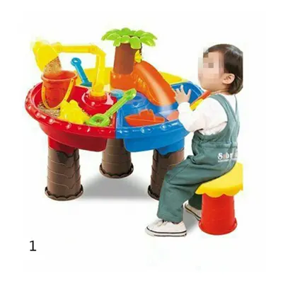 (Round section digging small trees) Sand And Water Table Sandpit Indoor Outdoor Beach Kids Child