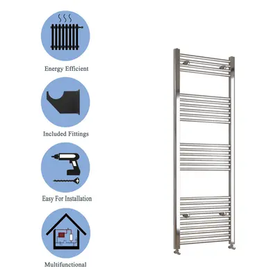 (chrome, 1600*400mm) Stylish Straight Towel Rail HeatingTowel Radiator