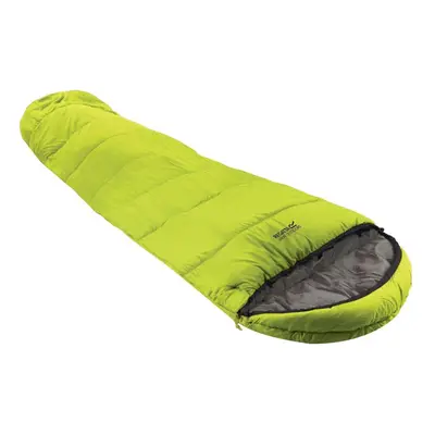 Regatta Montegra Mummy Sleeping Bag Citron Green with Heat Insulation For Moderate Climates