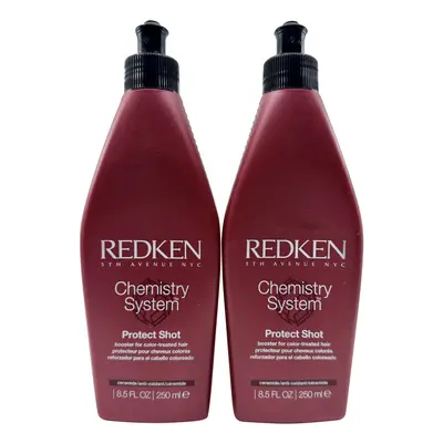 Redken Chemistry System Protect Shot Booster Color Treated Hair 8.5 OZ Set of