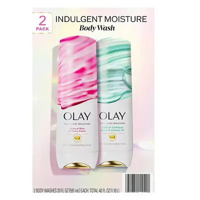 Olay Indulgent Moisture Body Wash with Vitamin B3, oz., pk.