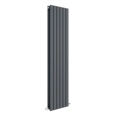 Square Vertical Double Panel Radiator - 1500mm x 354mm - BTU - Anthracite