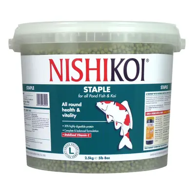 Nishikoi Staple 2.5kg Fish Food Large Pellet