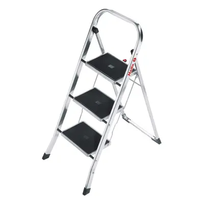 Hailo Folding Stepladder Safety Step Ladder K30 Steps 105cm Aluminium