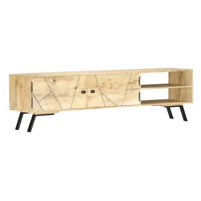 vidaXL Solid Mango Wood TV Cabinet Entertainment Centre TV Stand Sideboard