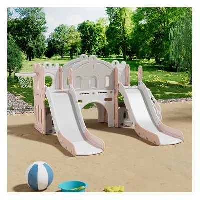 Toddler Two Slides Playset