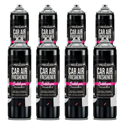 (8 x 400ml) ProKleen Bubblegum Car Air Freshener Spray