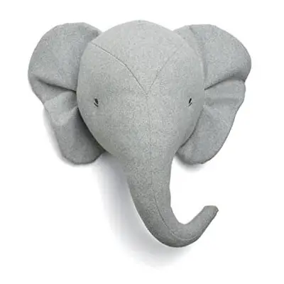 Nursery DÃ©cor, Born to be Wild, Wall Art - Elephant, Grey/Oak