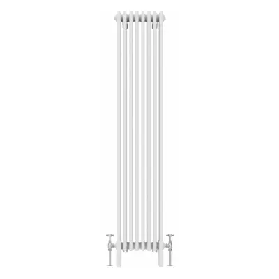 (1800x380mm, White) NRG Traditional Cast Iron Style Style Radiator Four Column Designer Bathroom