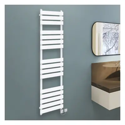 (1600x450mm, White) WarmeHaus Thermostatic Heated Towel Rail Prefilled Electric Heated Towel Rai