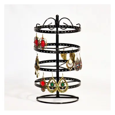 () Holes Rotating Earring Iron Stands Ring Display Jewelry Rack Holder Tools Kit