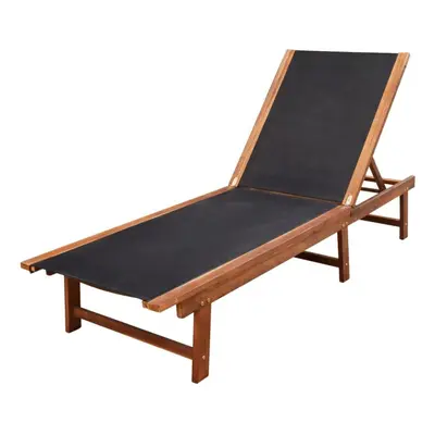 vidaXL Sunlounger Acacia Wood Outdoor Garden Patio Terrace Furniture Daybed