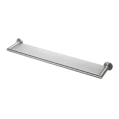 Mitred Bar With Recessed Frosted Shelf 600mm Fixing Centres Stainless Steel