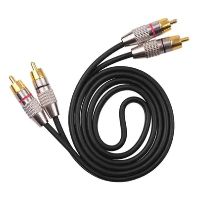 (10M) 2RCA to 2RCA Male Plug Stereo Audio Video Cable for Karaoke DVD Speaker Amplifiers