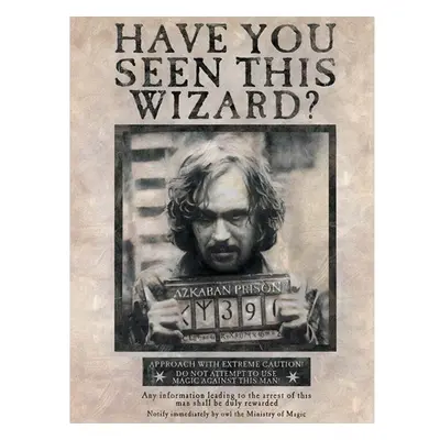 Harry Potter Wanted Poster Sirius Black Canvas Print