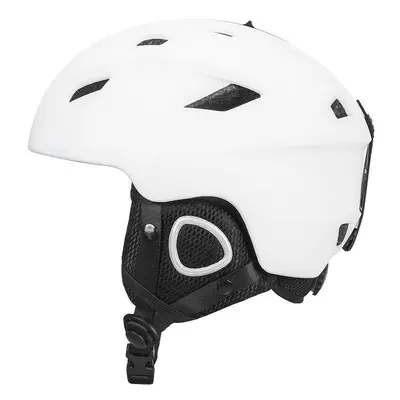 (White, M) Safety Light Helmet Integrally-Molded Snowboard Cycling Skiing Snow