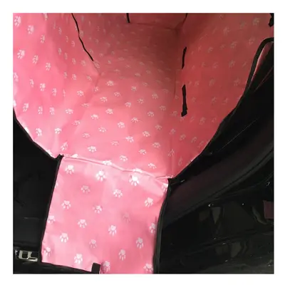 (Pink, 130x150x38cM) Pet Dog Car Seat Mat