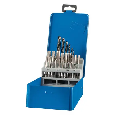 Draper Metric Tap and HSS Drill Bit Set, Pieces , Blue